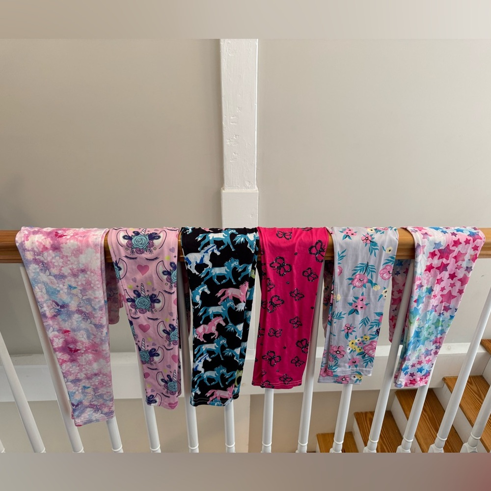 LUOUSE Girls Stretch Leggings (6)